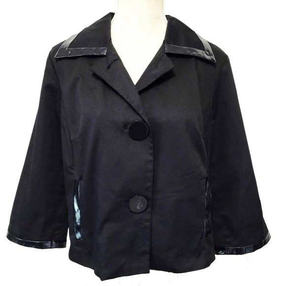 Sandro Sportswear Cotton Quarter Sleeve Crop Lightweight Evening Jacket - Picture 3 of 16